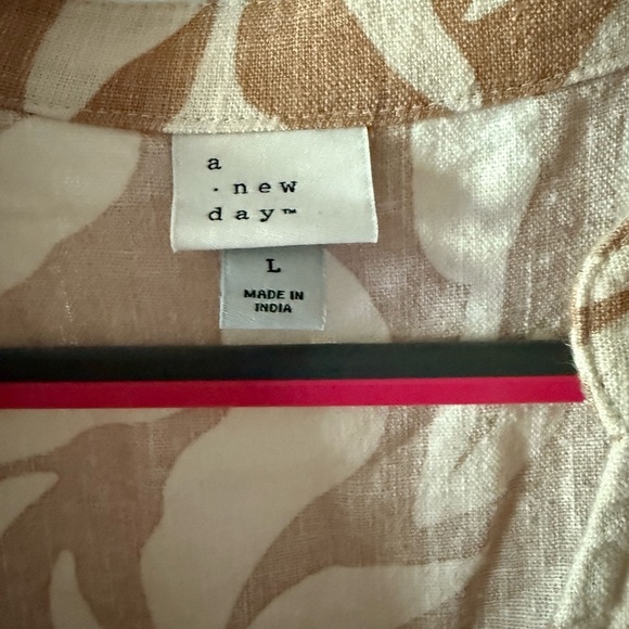 A New Day Tan Gold Romper - Picture 2 of 3